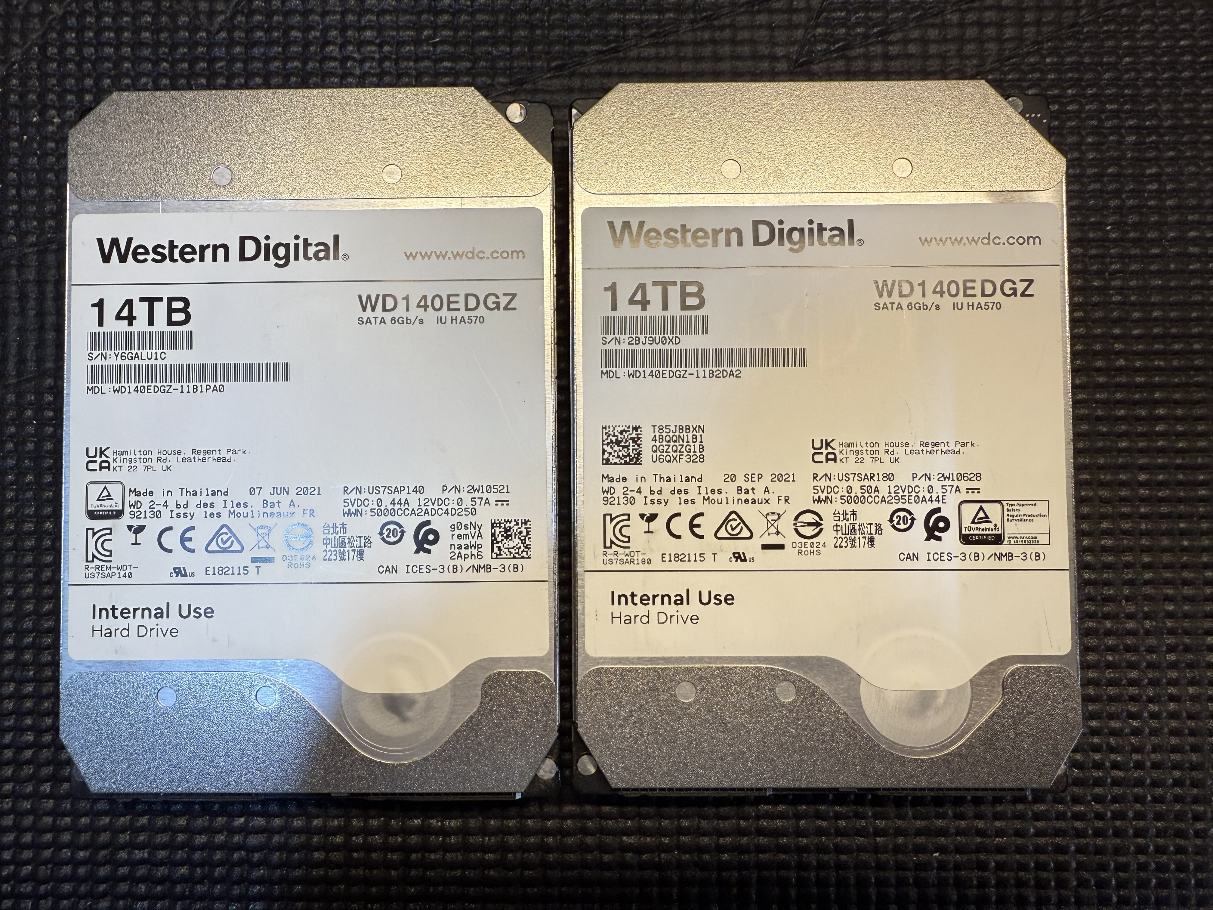 Western Digital 14TB Hard Drives - WD140EDGZ