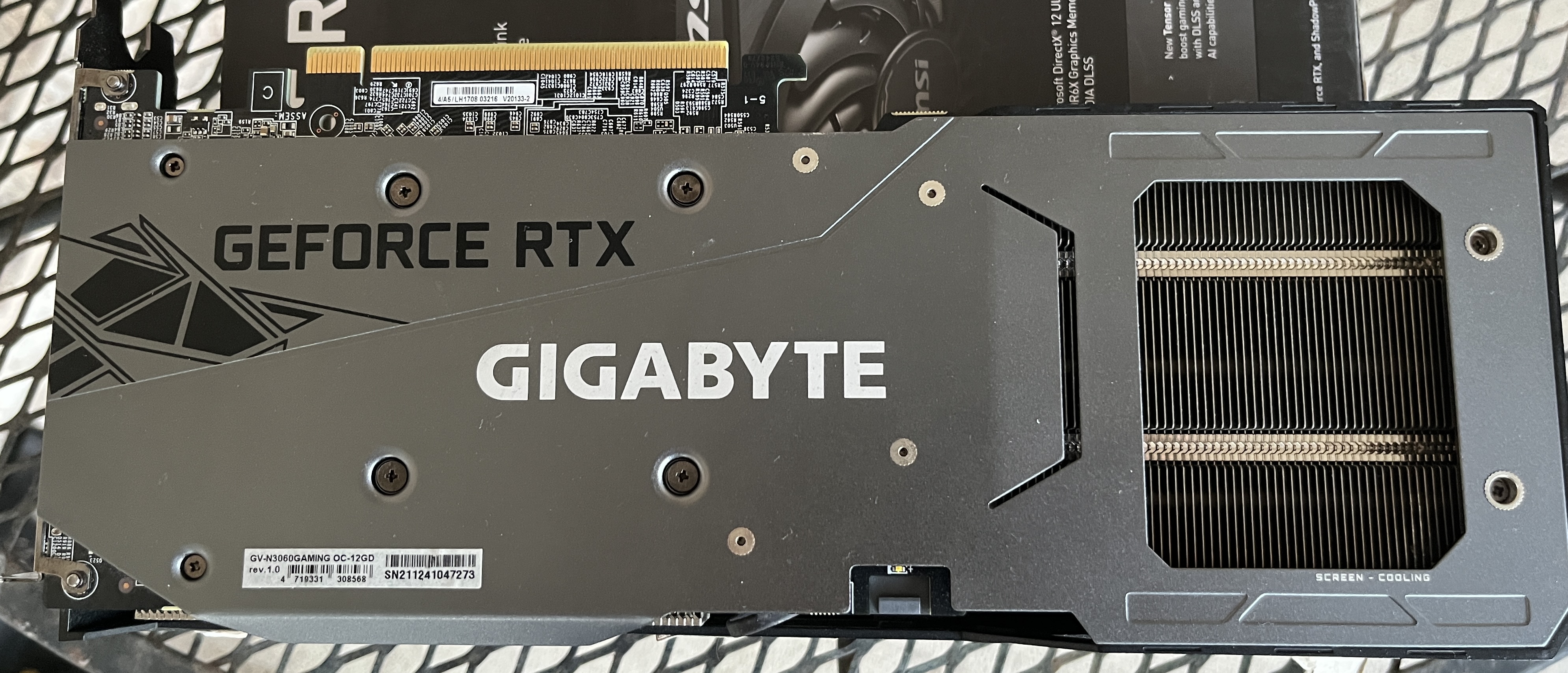 RTX 3060 12GB Gigabyte