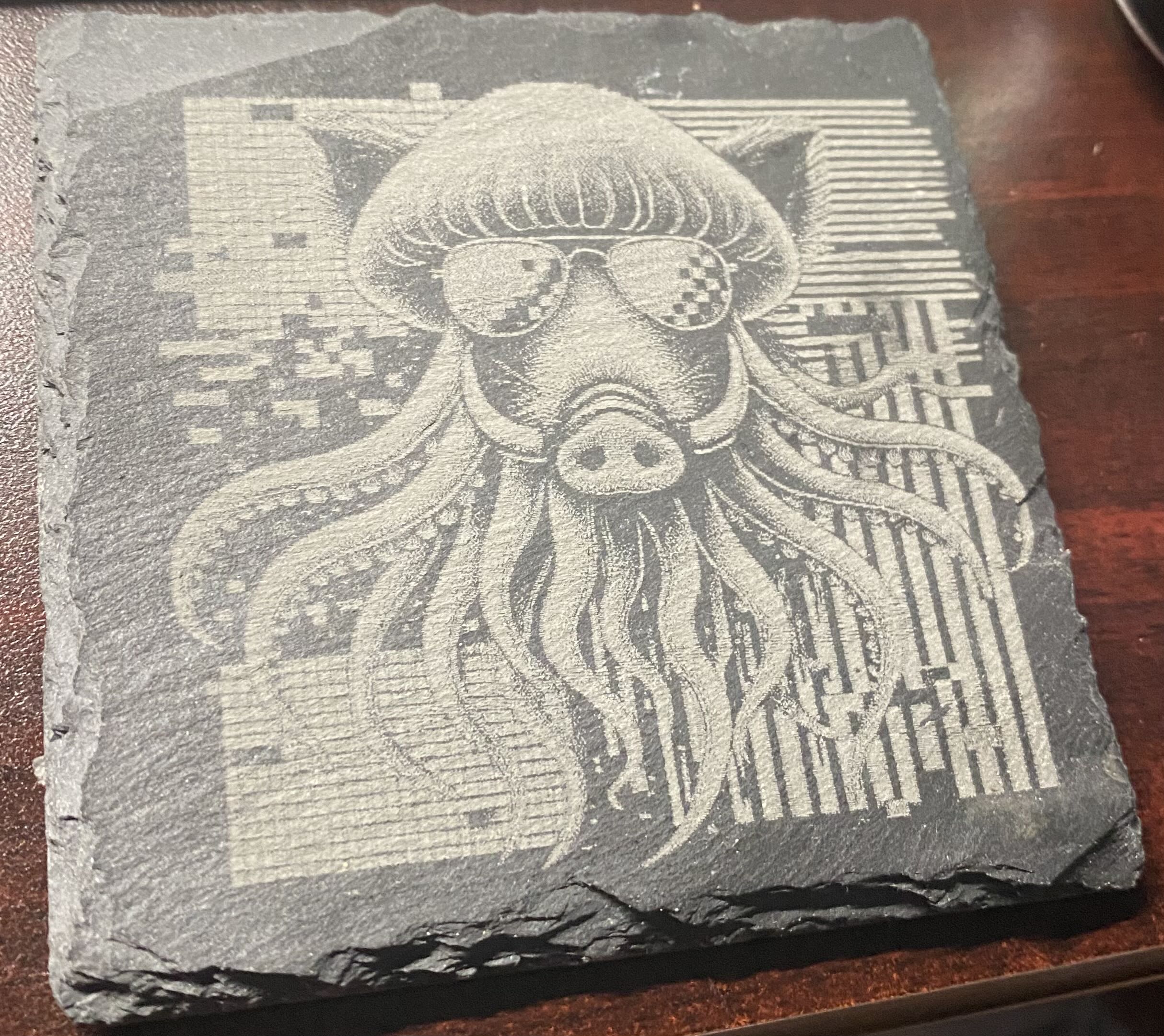 laser etched slate coasters jelly or jellywart