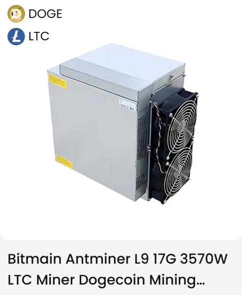 Bitmain Antminer L9 17 GH unit