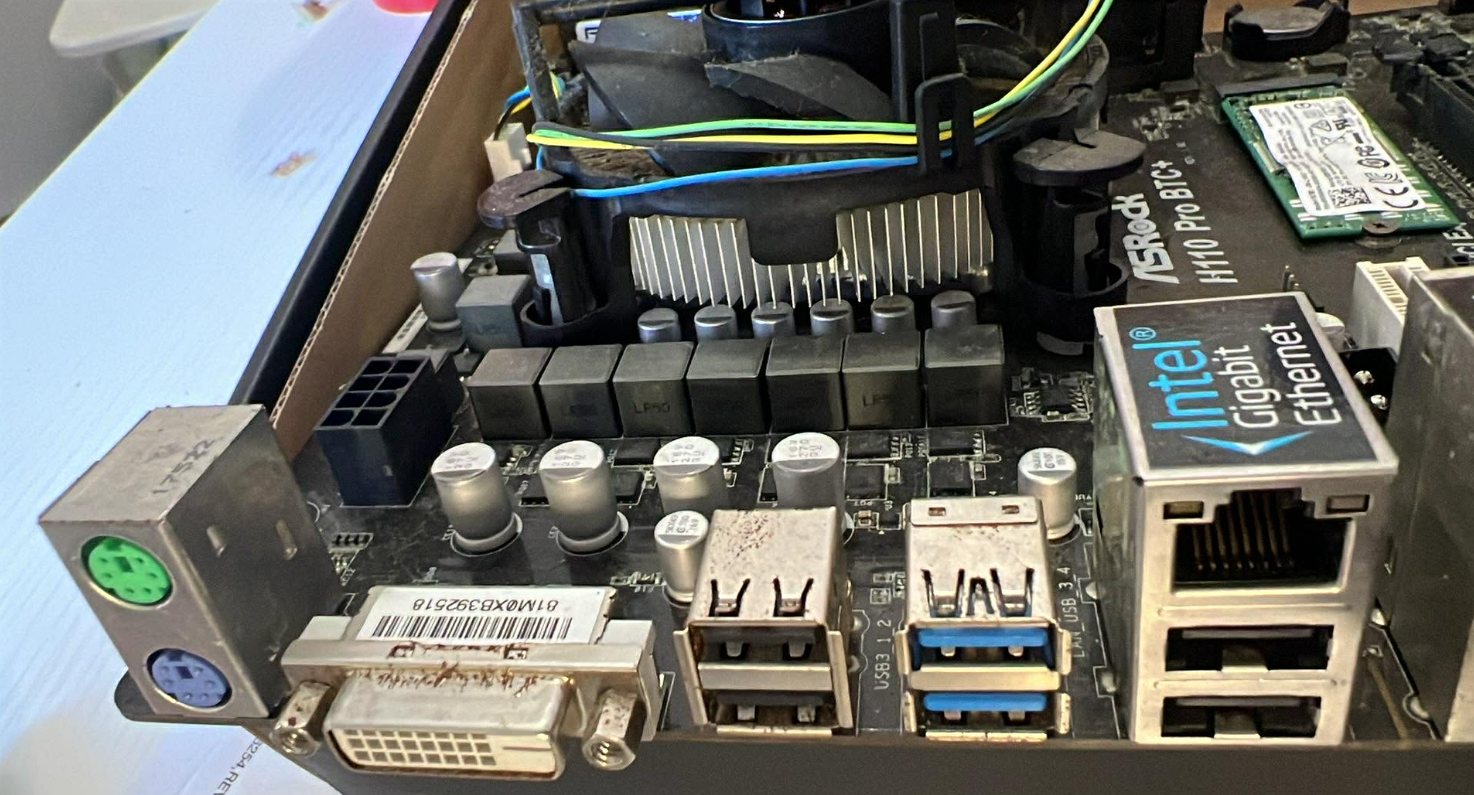 ASROCK H110 Pro BTC+ CPU + RAM  #40