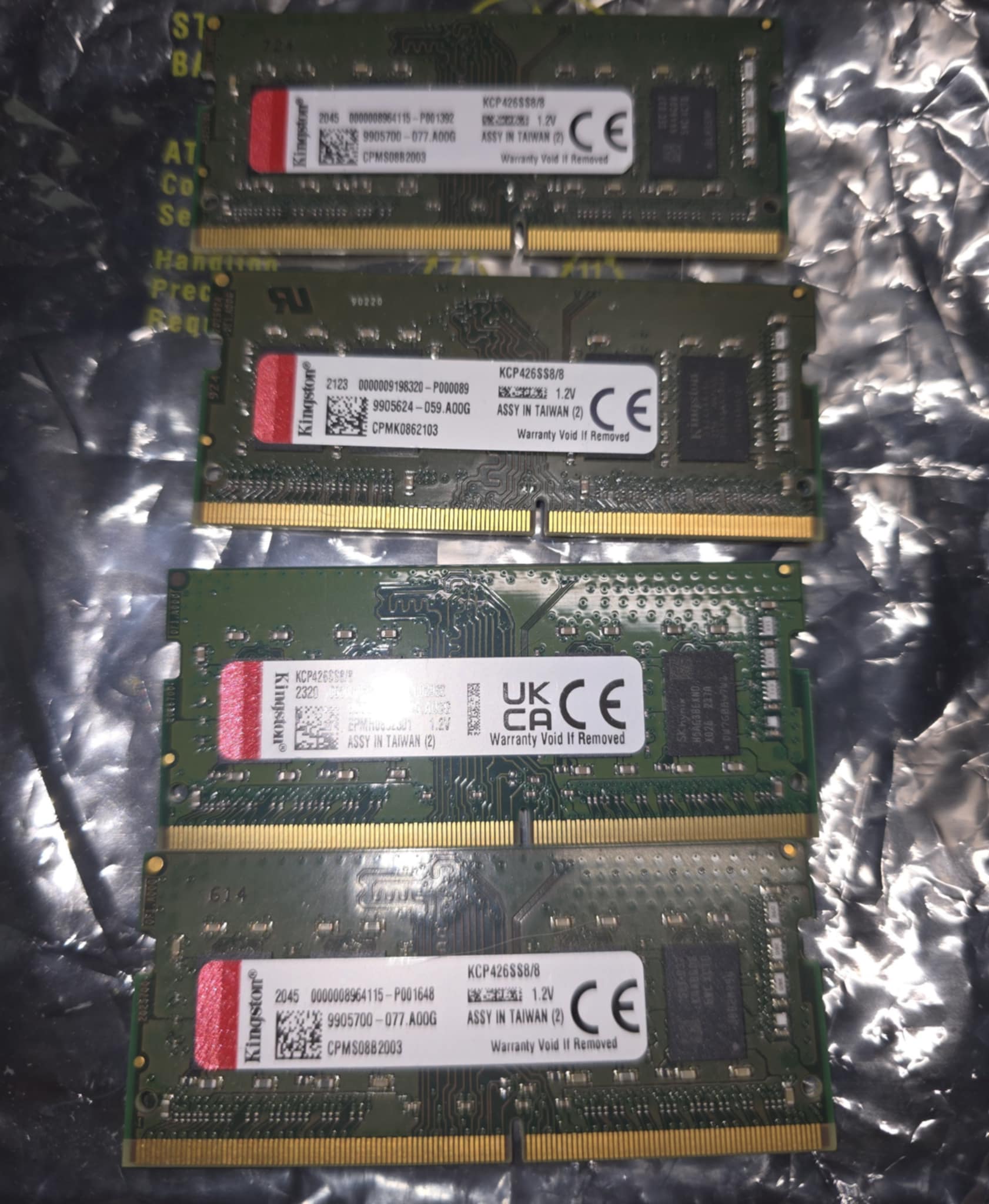 Kingston 8GB DDR4 2666 MHz PC4-21300 1Rx8 SODIMM Laptop Memory RAM (KCP426SS8/8)